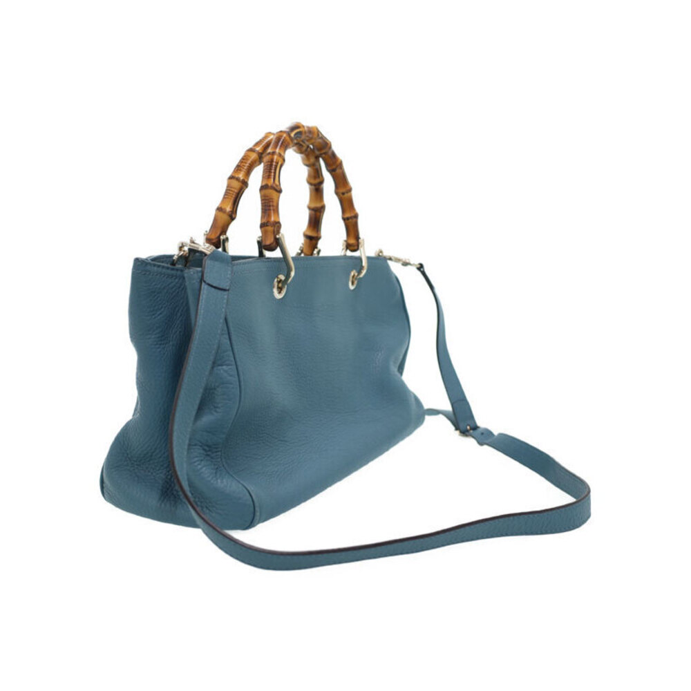 Gucci Bamboo Leather Shopper 2way Bag Tote